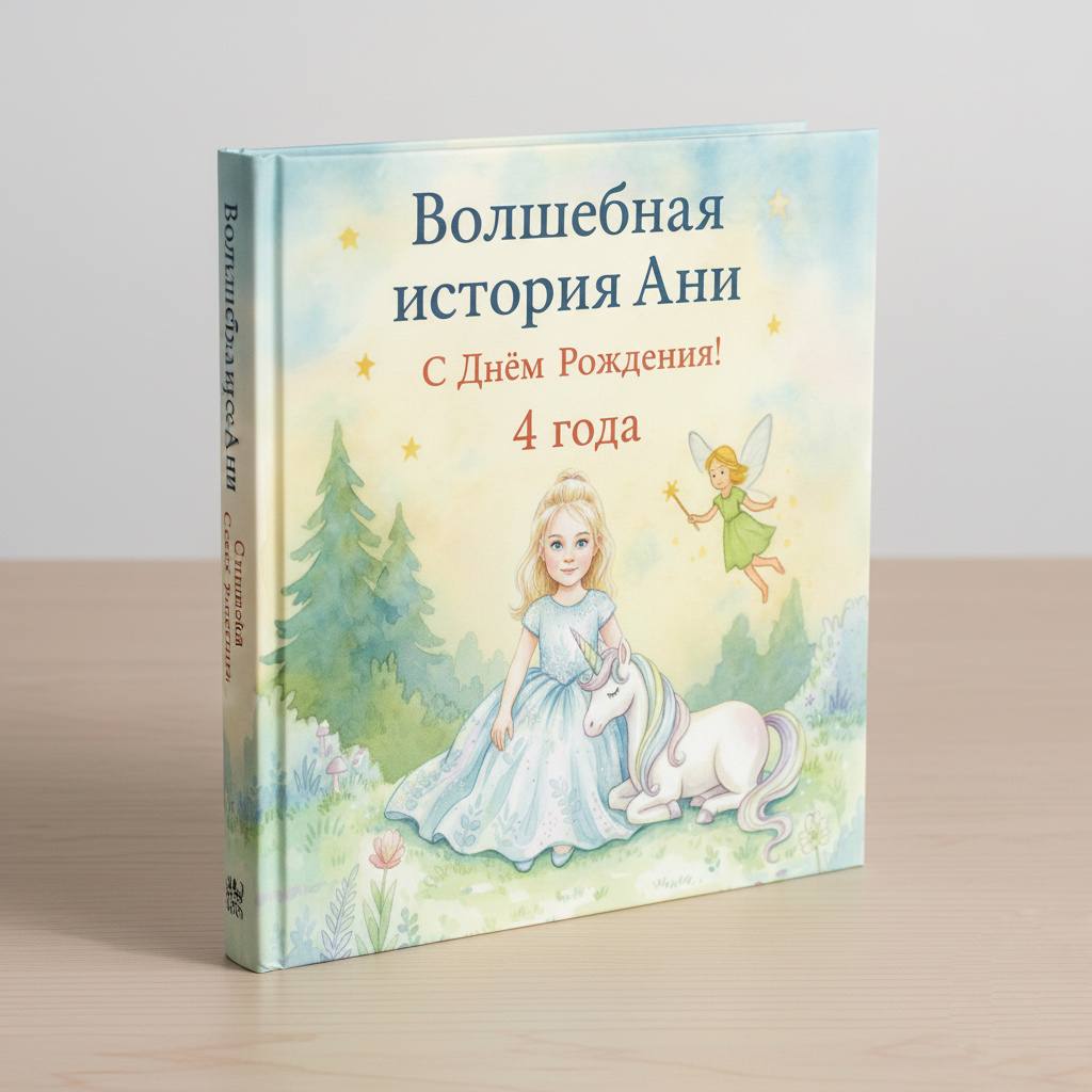 Примеры персонализированных книг Воображай с уникальными иллюстрациями