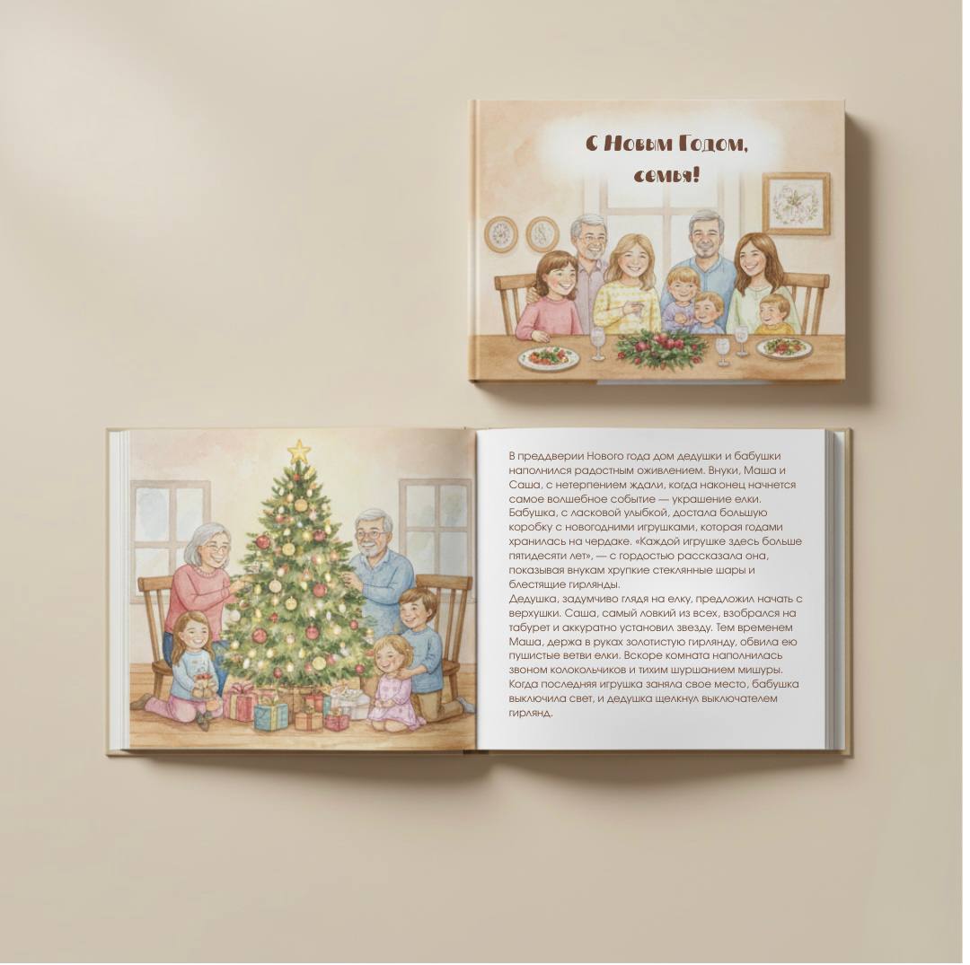 Примеры персонализированных книг Воображай с уникальными иллюстрациями